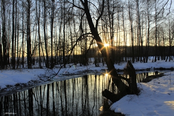 Вечер марта / вечерело