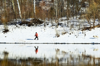 На мартовскую рыбалку ... / Мартовский этюд ...