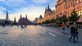 Вечер на Красной площади / Москва
