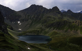 Озеро Лазурное / Кавказ, Архыз. Хребет Абишира-Ахуба