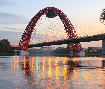 Живописный Мост / Вечер.
Москва.
после захода солнца