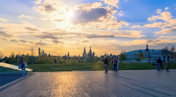 Закат в Зарядье / Зарядье