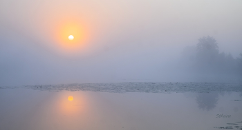 Утро в сентябре. / Озеро Сосновое.