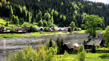 На реке Усьва. / Пермский край. Река Усьва.