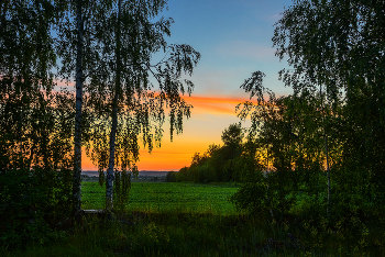 Про закат... / Июньский вечер...