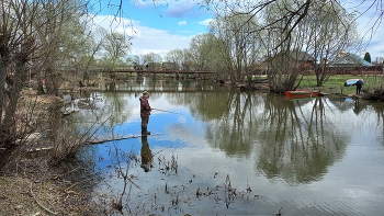 река Трубеж в Переславль-Залесском (Ярославская область) / река Трубеж в Переславль-Залесском (Ярославская область)