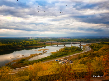 Там, Вдали, За Рекой... / Осень,небо,птицы.