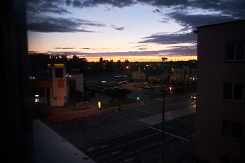 Вид из окна / Вид из окна на автовокзал. г. Витебск.