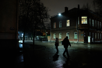 Дождливый вечер 4 / Витебск, ул. Димитрова.