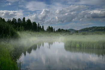 Там за туманами... / Озеро Инголь в Красноярском крае
