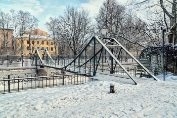 Зимний Кронштадт. Парусный мост. / Январь 2022