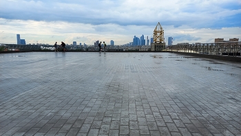 Смотровая площадка РАН на Ленинском проспекте / Москва.Смотровая площадка РАН на Ленинском проспекте