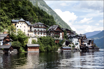 Walk to Hallstatt - Austria / Город и деревня