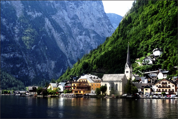 Walk to Hallstatt - Austria / Город и деревня