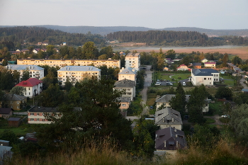  / Летнее утро в маленьком городе. Карелия, Сортавала. Август.