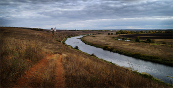 В сентябре / Вид на реку Пьяна и урочище Анненково.