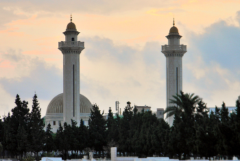 Мечеть в вечернем свете / Мечеть в вечернем свете