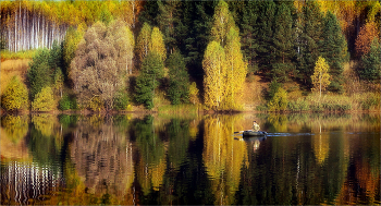 Осенью / На озере