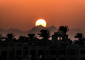 Закат в Макади Бей. Красное море. / Египет.