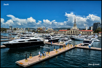 МОРПОРТ СОЧИ / Небо,море,катера,выставка.