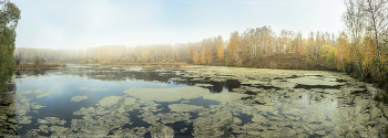 Осенняя панорама. / река Осетр