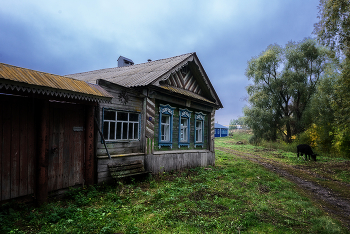 После дождя... / Деревенская зарисовка...