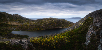 Малое Батарейское озеро и Северный Ледовитый океан / Териберка