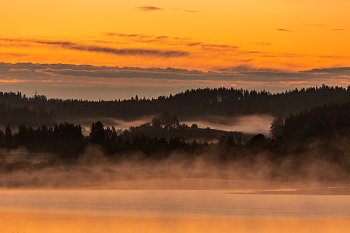 Доброе утро / Раннее утро на озере в Карелии