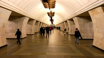 станция метро &quot;Чеховская&quot;(Серпуховско-Тимирязевская линия) / станция метро &quot;Чеховская&quot;(Серпуховско-Тимирязевская линия)