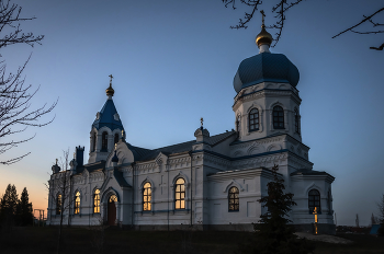 В осеннем закате. / ...