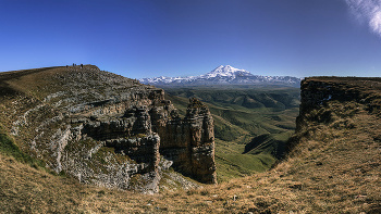 Вид на Эльбрус... / Кавказ...