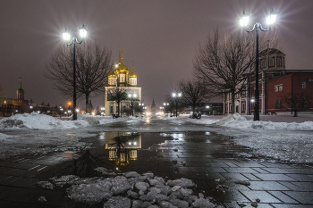 Оттепель в кремле / Россия. Тула. Кремль.