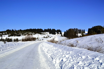 Дорога зимой... / Прогулка за городом