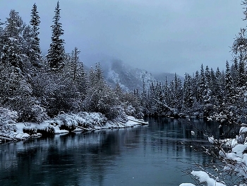 Осенние зарисовки / Поздняя осень, первый снег