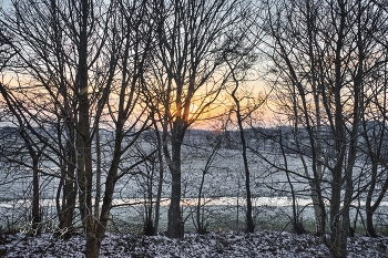 / Sonnenaufgang im Schnee und Eis