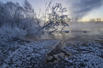На водоёме зимних грёз / Россия. Тула. Косая Гора. Озеро Горячка.