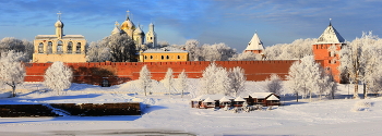 Великий Новгород - 8 января 2023 года !!! / Сбылась мечта увидеть Великий Новгород в сказочном зимнем убранстве при ярком солнечном свете !!! Температура была в тот день 20 градусов ниже ноля.