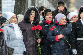 Митинг памяти. / 79 лет назад была полностью снята блокада Ленинграда.