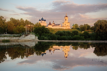 Вечерний пейзаж / Высоцкий монастырь