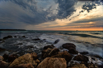 Вечерний прибой / Севастополь