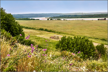 На Пинеге - реке. / Пинега в районе села Веркола - родины писателя Фёдора Абрамова.