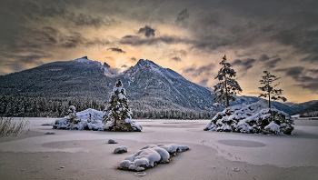 &nbsp; / Hintersee im Winter