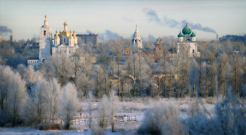 Однажды зимой / Вид на город с Ивановских бугров. Арзамас.
