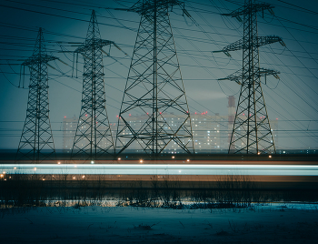 City Lights From The Train / железнодорожные зарисовки