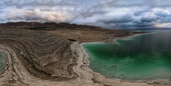 Панорама Мертвого моря / Израиль