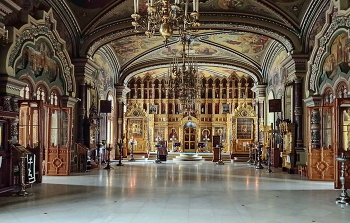 Старинный храм / Никольская церковь в Рогожском