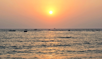 Вечер на море рыбацких катеров / Вечер на море рыбацких катеров