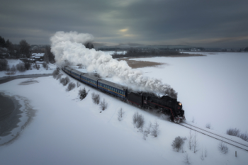 Рускеальский экспресс / Фото сделано во время поездки в Карелию