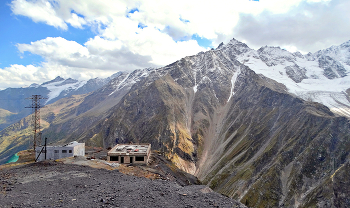 Вид с Эльбруса / Вид с Эльбруса с высоты 4000 метров