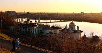 Дежурные по апрелю / Закат . Апрель. Нижний Новгород.